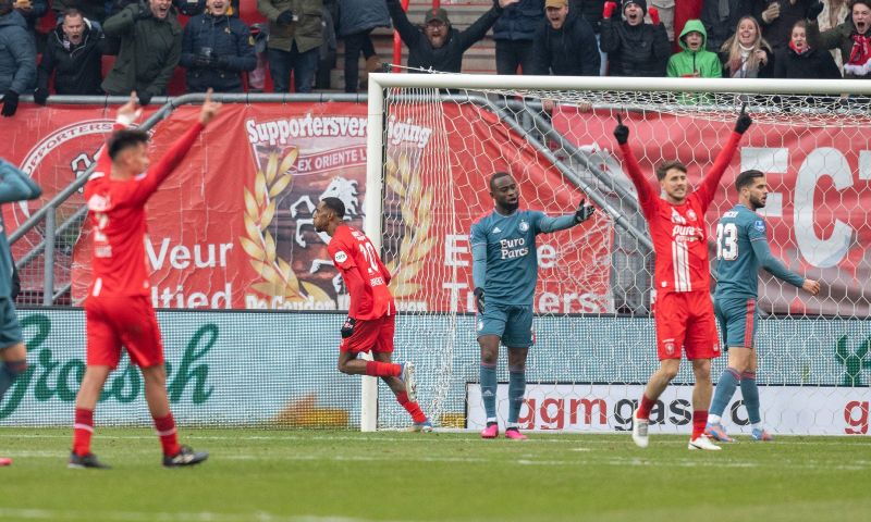 Twente en Feyenoord spelen gelijk