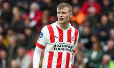 Thumbnail for article: Branthwaite geniet bij PSV en houdt zich niet bezig met transfer: 'Het was wennen'