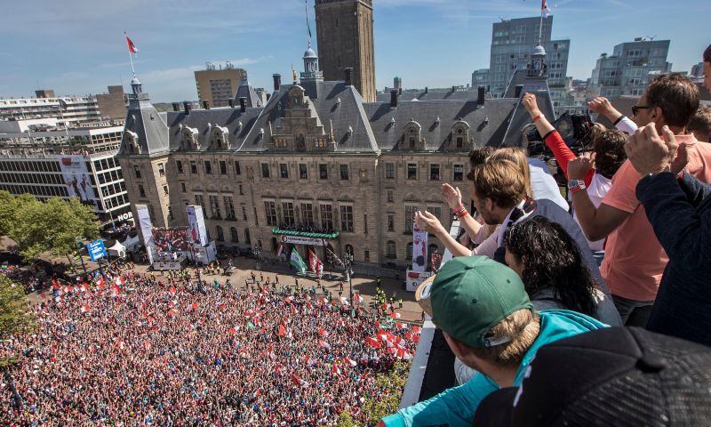 Feyenoord huldiging op de Coolsingel