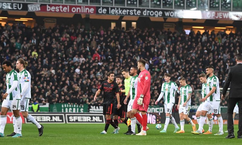 Duel tussen Groningen en NEC gestaakt