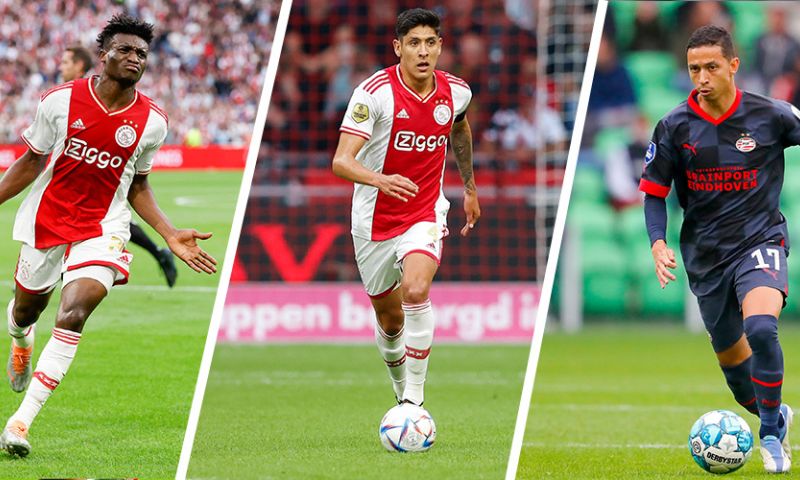 Spelers die ontbreken bij Ajax en PSV