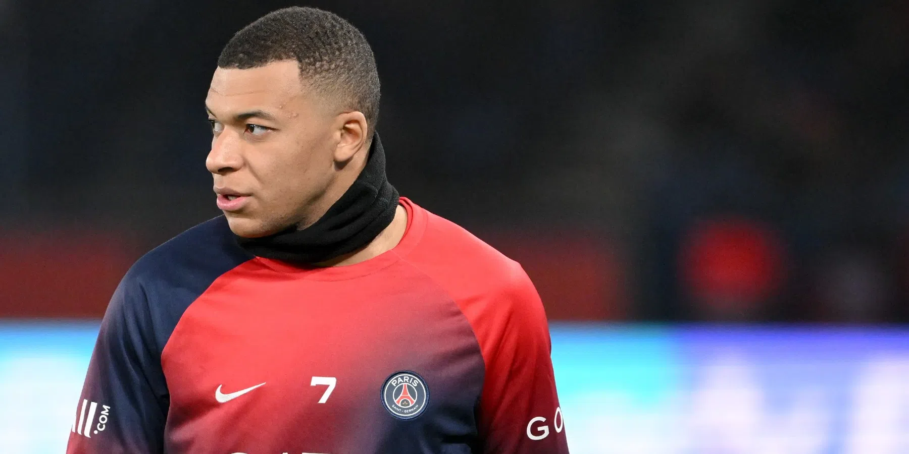 Kylian Mbappé is volgens Franse media niet blij met zijn positie