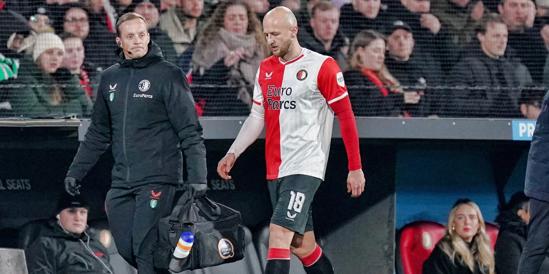 Gernot Trauner is geblesseerd uitgevallen bij Feyenoord