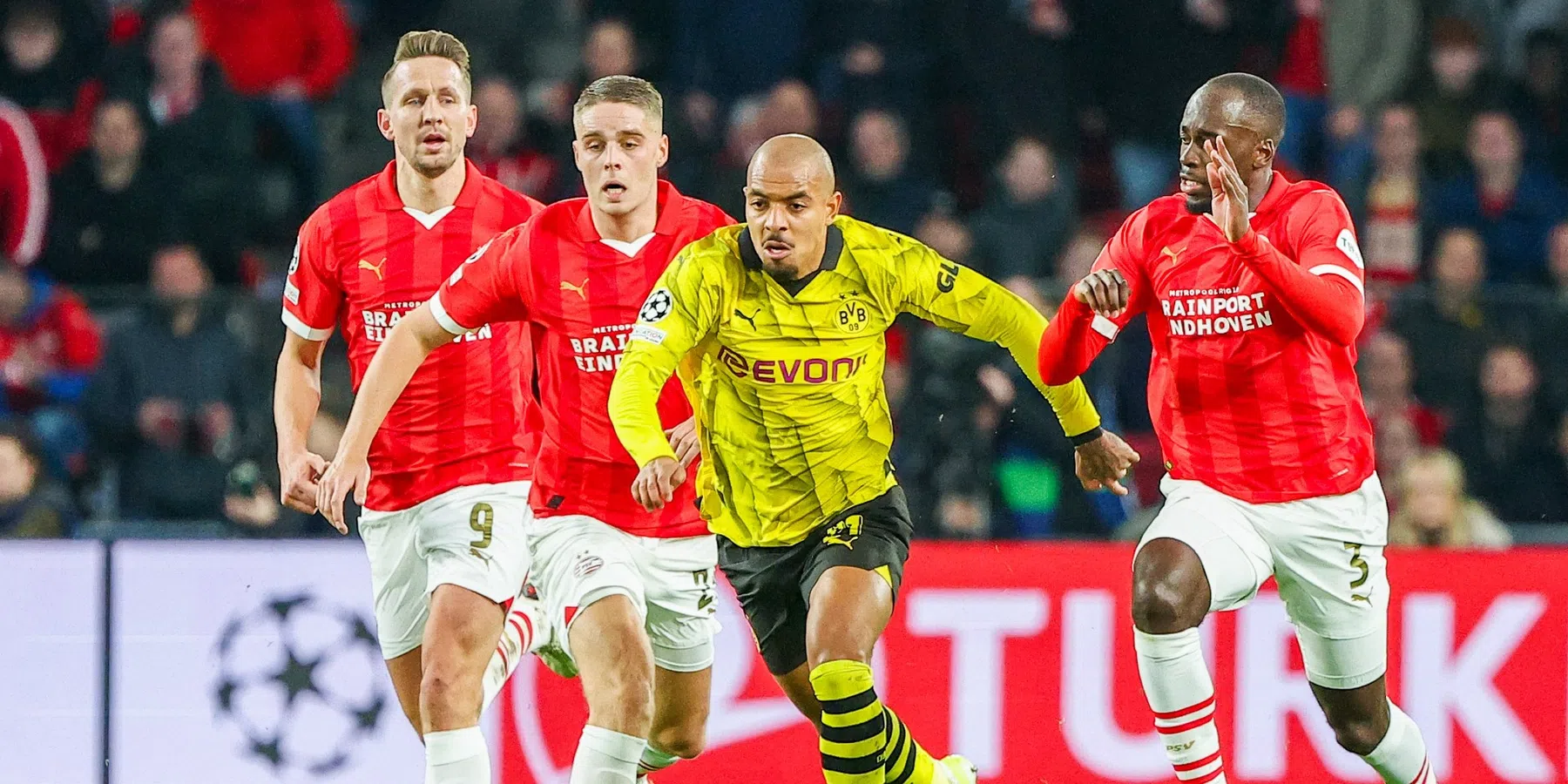 Vermoedelijke opstelling PSV tegen Borussia Dortmund in de Champions League