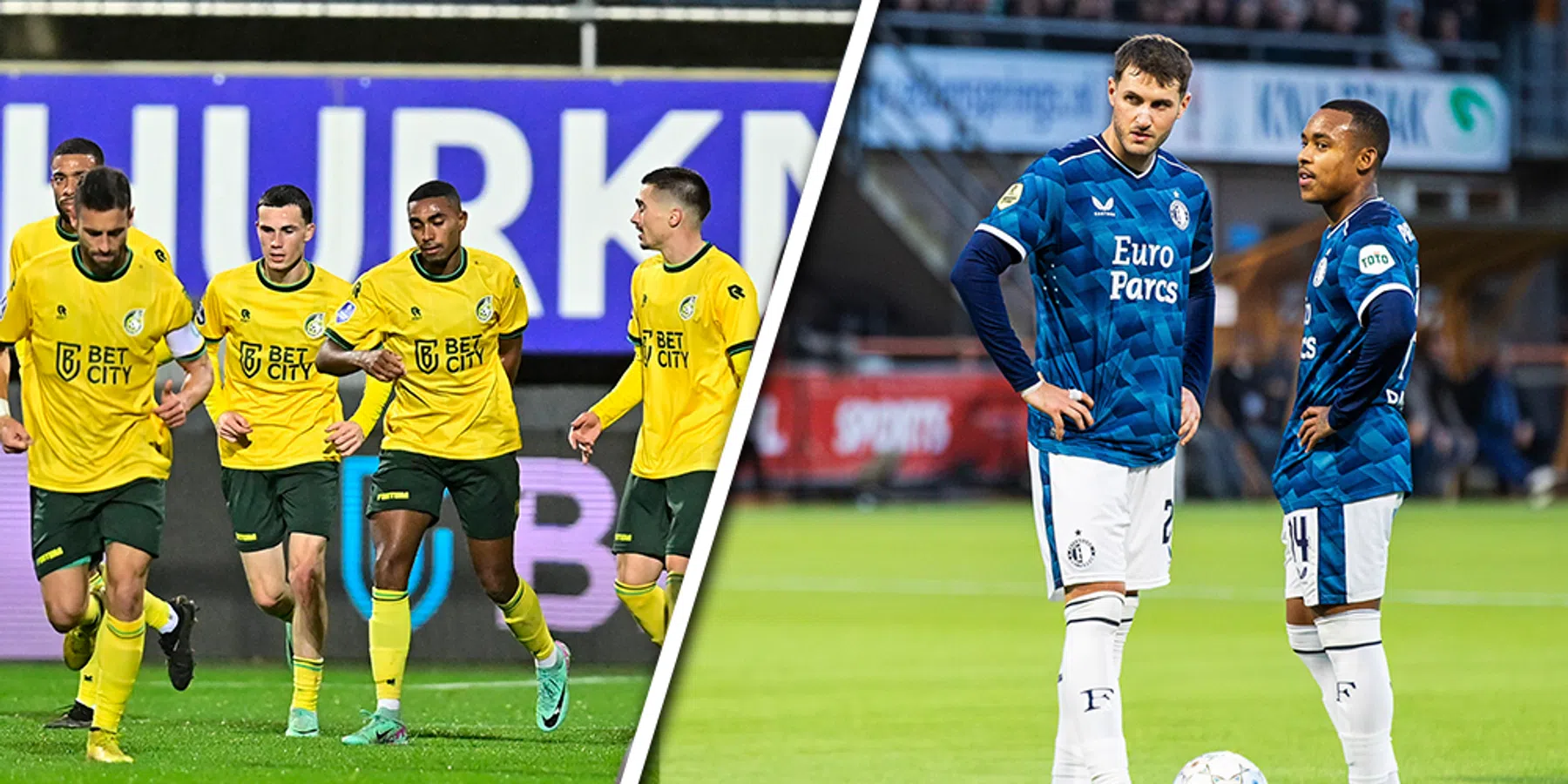 Waar en hoe laat wordt Fortuna Sittard - Feyenoord in de Eredivisie uitgezonden?