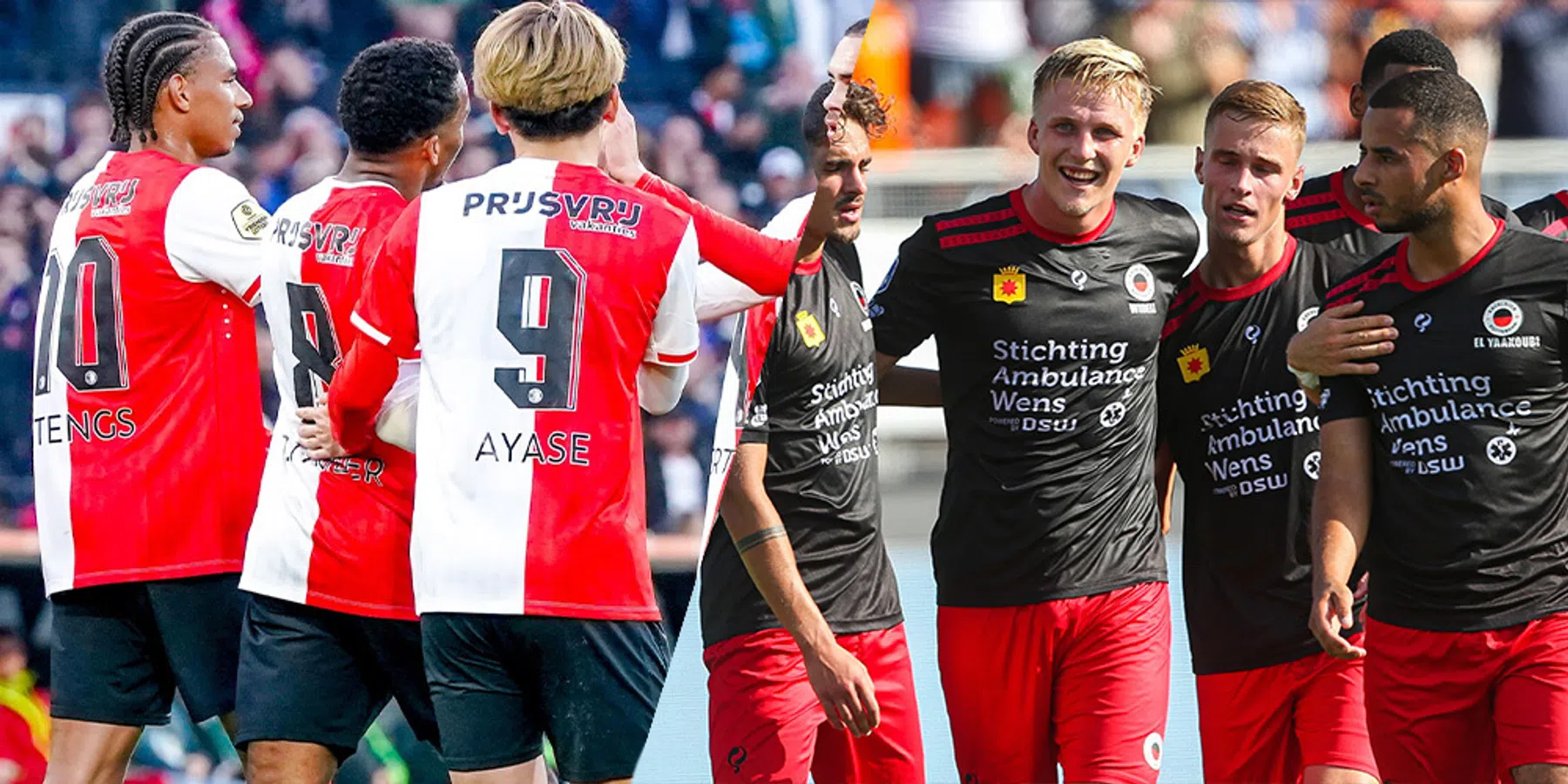 Waar en hoe laat wordt Feyenoord - Excelsior in de Eredivisie uitgezonden?