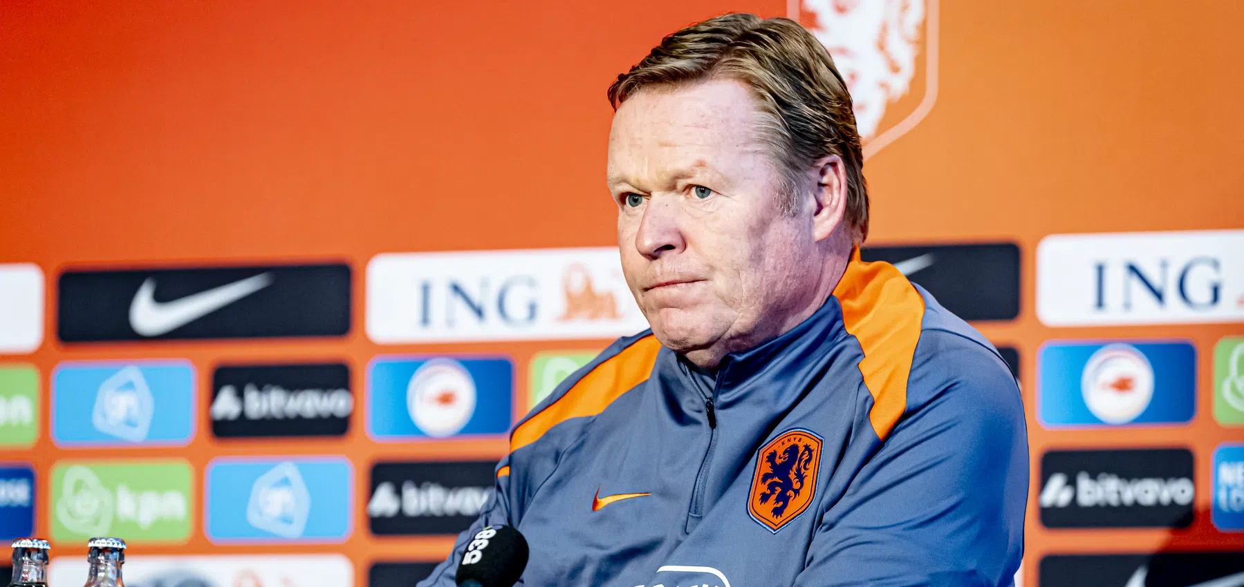 Wanneer heeft Ronald Koeman een persconferentie?