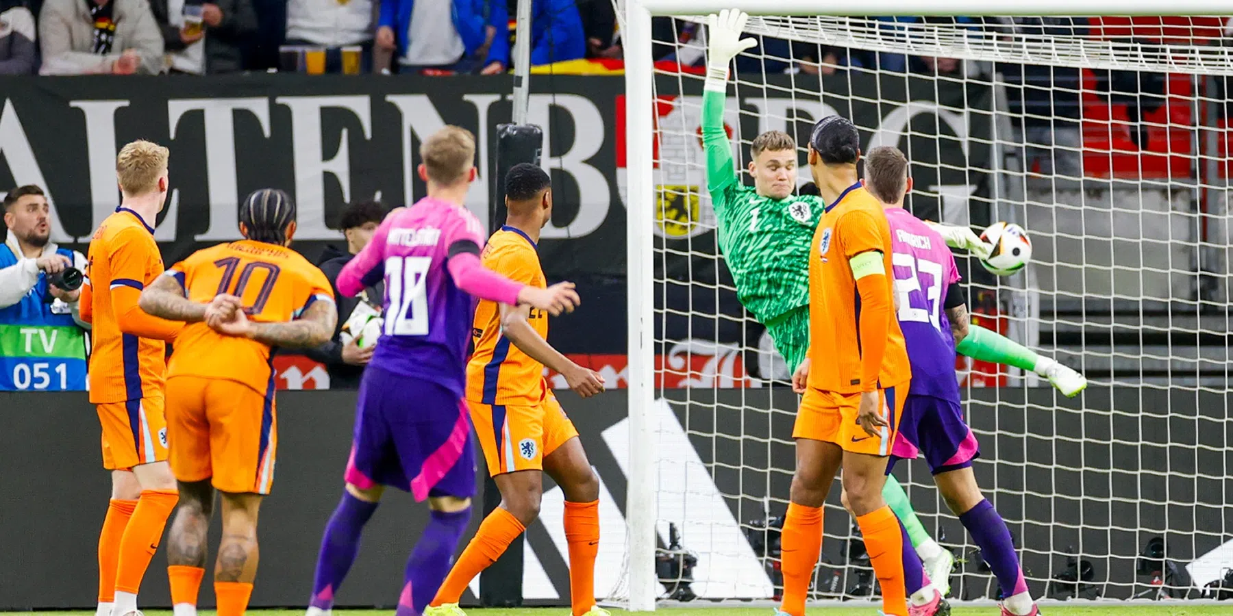 Zo verliep de laatste ontmoeting tussen het Nederlands elftal en Duitsland