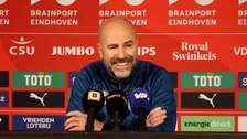 Thumbnail for article: Bosz onderbreekt vraag over kampioenschap: 'Ga je je vraag nog afmaken?'